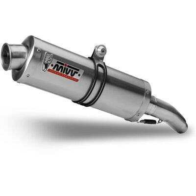 Ligne d'Échappement Ovale en Titane MIVV - Échappement de Véhicule Moteur - Publicité Ligne d'Échappement Ovale en Titane MIVV - Échappement de Véhicule Moteur - Publicité