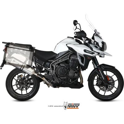 Escape Speed Edge Mivv para Triumph Tiger 1200 - Rendimiento y Estilo Escape Speed Edge Mivv para Triumph Tiger 1200 - Rendimiento y Estilo