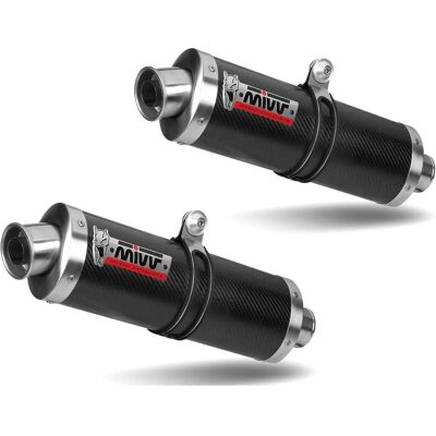Mivv Yamaha YZF 1000 R1 Escape Oval Carbono Mivv Yamaha YZF 1000 R1 Escape Oval Carbono