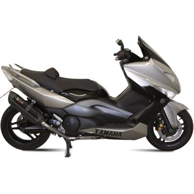 Scarico completo in acciaio nero Mivv Yamaha T-Max 500 2008-2011 Scarico completo in acciaio nero Mivv Yamaha T-Max 500 2008-2011