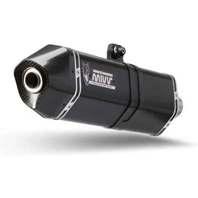 Mivv Black Steel Speed Edge Exhaust - Motorcycle Performance Mivv Black Steel Speed Edge Exhaust - Motorcycle Performance
