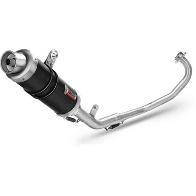 Scarico in acciaio nero Mivv GP per Yamaha YZF-R 125 2014-2018 Scarico in acciaio nero Mivv GP per Yamaha YZF-R 125 2014-2018