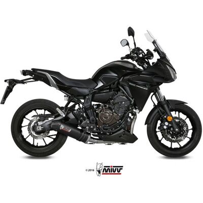 Scarico Ovale in Carbonio Nero Mivv per Yamaha Tracer 7 / 700 / GT Scarico Ovale in Carbonio Nero Mivv per Yamaha Tracer 7 / 700 / GT
