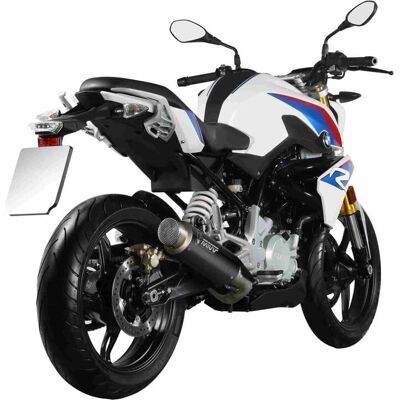 Silencieux Noir Mivv pour BMW G 310 R - Performance Sportive - Publicité Silencieux Noir Mivv pour BMW G 310 R - Performance Sportive - Publicité
