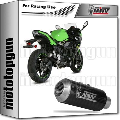 Scarico in carbonio Mivv - MK3 - Kawasaki Z650, Ninja 650 - Alte prestazioni Scarico in carbonio Mivv - MK3 - Kawasaki Z650, Ninja 650 - Alte prestazioni