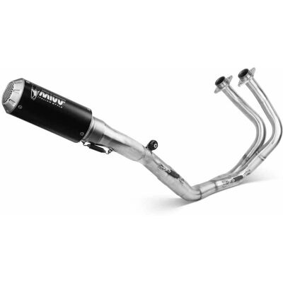 Escape de Acero Negro Mivv para Kawasaki Z 650 - Escape de Moto Escape de Acero Negro Mivv para Kawasaki Z 650 - Escape de Moto