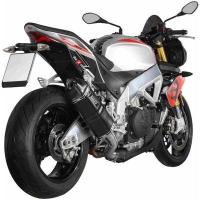 Silencieux Speed Edge Mivv - Acier noir pour Aprilia Tuono V4 1100 2018-2020 - Publicité Silencieux Speed Edge Mivv - Acier noir pour Aprilia Tuono V4 1100 2018-2020 - Publicité