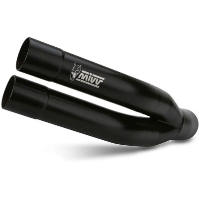 Silencieux d'échappement Mivv Double Gun en Acier Noir pour Benelli 502C - Motor Vehicle Exhaust - Publicité Silencieux d'échappement Mivv Double Gun en Acier Noir pour Benelli 502C - Motor Vehicle Exhaust - Publicité