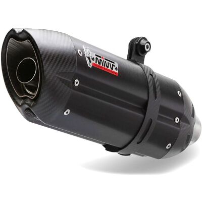 Mivv Schwarzer Edelstahl-Auspuff S.056.L9 für Suzuki Katana 2019-2024 Mivv Schwarzer Edelstahl-Auspuff S.056.L9 für Suzuki Katana 2019-2024