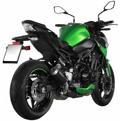 Mivv Schwarzer Edelstahl-MK3 Auspuff für Kawasaki Z900 - Motorrad-Auspuffanlage Mivv Schwarzer Edelstahl-MK3 Auspuff für Kawasaki Z900 - Motorrad-Auspuffanlage
