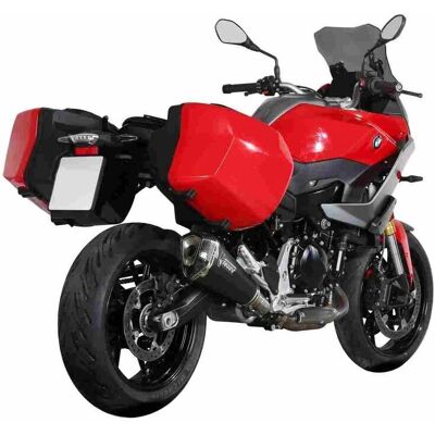 Silencieux Delta Race en Acier Noir Mivv pour BMW F 900 XR - Publicité Silencieux Delta Race en Acier Noir Mivv pour BMW F 900 XR - Publicité