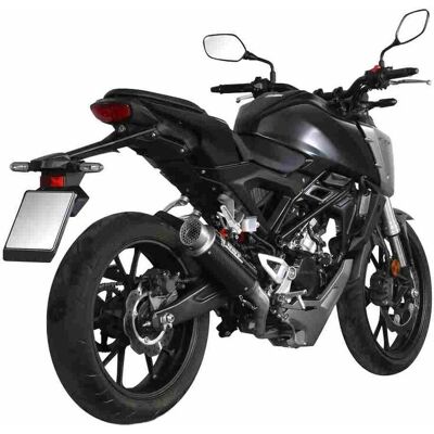Scarico in fibra di carbonio Mivv per Honda CB 125 R - Componente ad alte prestazioni Scarico in fibra di carbonio Mivv per Honda CB 125 R - Componente ad alte prestazioni