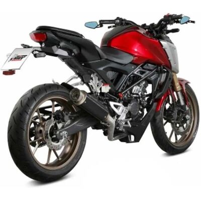 Mivv Honda CB 125 R - Auspuff GP Pro Schwarz Edelstahl - Motorenabgasanlage Mivv Honda CB 125 R - Auspuff GP Pro Schwarz Edelstahl - Motorenabgasanlage