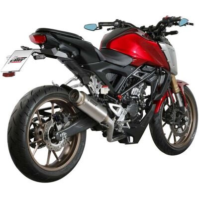 Silencieux en Titane Mivv pour Honda CB 125 R - Haute Performance - Publicité Silencieux en Titane Mivv pour Honda CB 125 R - Haute Performance - Publicité