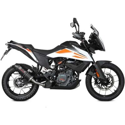Silenzioso in Carbonio Mivv KTM 390 Adventure - Ovale, Nero - Sistema di scarico Silenzioso in Carbonio Mivv KTM 390 Adventure - Ovale, Nero - Sistema di scarico