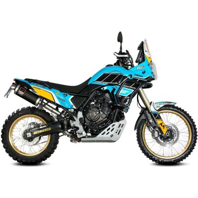 Silenciador Dakar Negro para Yamaha Ténéré 700 - Rendimiento Off-Road Silenciador Dakar Negro para Yamaha Ténéré 700 - Rendimiento Off-Road