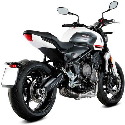 Silenzioso Mivv Triumph Trident 660 Acciaio Nero - Scarico Moto Silenzioso Mivv Triumph Trident 660 Acciaio Nero - Scarico Moto