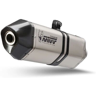 Silenziatore Mivv Speed Edge Titanio Argento - Scarico auto Silenziatore Mivv Speed Edge Titanio Argento - Scarico auto