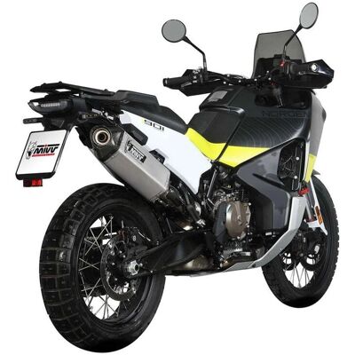 Silenzioso Speed Edge in Acciaio Inox Mivv per Husqvarna Norden 901 2022-2024 Silenzioso Speed Edge in Acciaio Inox Mivv per Husqvarna Norden 901 2022-2024