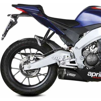 Ligne d'échappement Delta Race en Acier Noir Mivv pour Aprilia RS 125 21-24 - Publicité Ligne d'échappement Delta Race en Acier Noir Mivv pour Aprilia RS 125 21-24 - Publicité