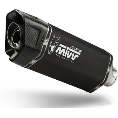 Mivv Schwarzer Titan- Schalldämpfer B.040.LR1TB - Auspuff Mivv Schwarzer Titan- Schalldämpfer B.040.LR1TB - Auspuff