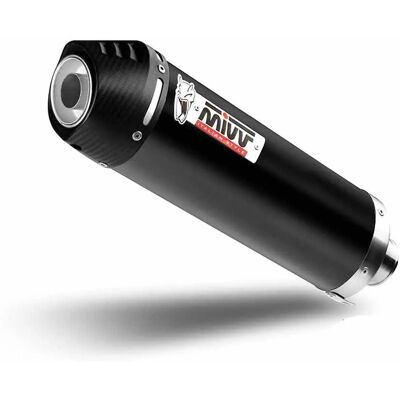 Silencieux Oval en Acier Noir Mivv Y.073.LVC - Echappement Moto - Publicité Silencieux Oval en Acier Noir Mivv Y.073.LVC - Echappement Moto - Publicité