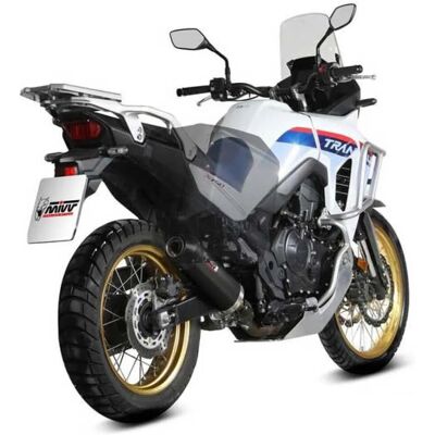 Scarico Ovalato Nero Mivv per Honda XL750 Transalp - Motore Vehicle Exhaust Scarico Ovalato Nero Mivv per Honda XL750 Transalp - Motore Vehicle Exhaust