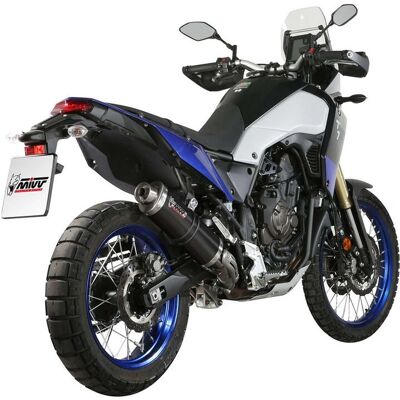 Silencieux Oval Noir Acier MIVV - Yamaha Ténéré 700 - Publicité Silencieux Oval Noir Acier MIVV - Yamaha Ténéré 700 - Publicité