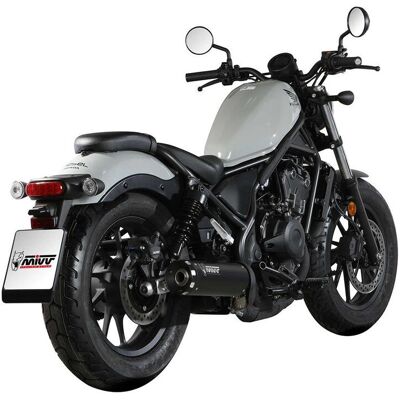 Silencieux Mivv HR-1 Acier Noir pour Honda CMX 500 Rebel 22-24 - Silencieux - Publicité Silencieux Mivv HR-1 Acier Noir pour Honda CMX 500 Rebel 22-24 - Silencieux - Publicité