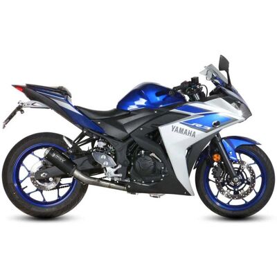 Mivv Yamaha YZF R25 R3 Pot Power Steel MK3 - Silencieux moto - Publicité Mivv Yamaha YZF R25 R3 Pot Power Steel MK3 - Silencieux moto - Publicité