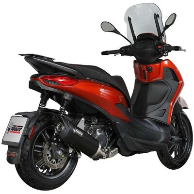 Mivv Mover Auspuff - Edelstahl Schwarz Scooter Ersatzteil Mivv Mover Auspuff - Edelstahl Schwarz Scooter Ersatzteil