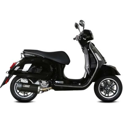 Scarico Mivv per Vespa GTS 300 - Acciaio inossidabile nero - Ricambio scooter Scarico Mivv per Vespa GTS 300 - Acciaio inossidabile nero - Ricambio scooter