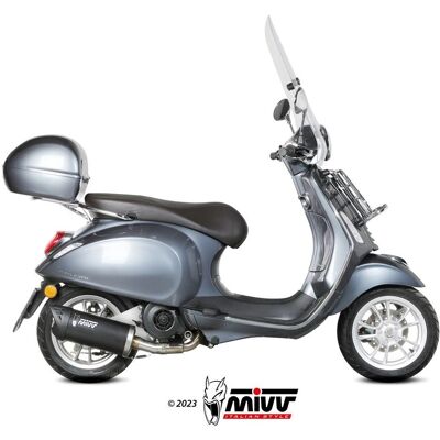 Silencieux Mivv Acier Noir - Scooter - Publicité Silencieux Mivv Acier Noir - Scooter - Publicité