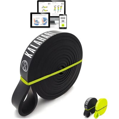 KALAHARI 4 wellness KALAHARI Resistance Band Fitness SET plus Exercise Ebook – bande di resistenza per allenamento di forza, stretching, palestra, pilates KALAHARI 4 wellness KALAHARI Resistance Band Fitness SET plus Exercise Ebook – bande di resistenza per allenamento di forza, stretching, palestra, pilates
