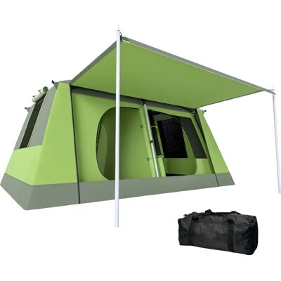 Tenda da campeggio Outsunny con Veranda 410x310x225cm - Tenda da Campeggio Tenda da campeggio Outsunny con Veranda 410x310x225cm - Tenda da Campeggio