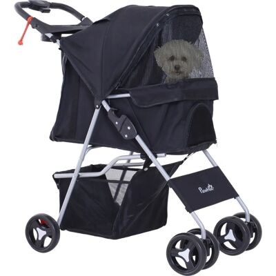PawHut - PH-PA-01 - Nero - 75L 46P 94Acm - Pet stroller PawHut - PH-PA-01 - Nero - 75L 46P 94Acm - Pet stroller