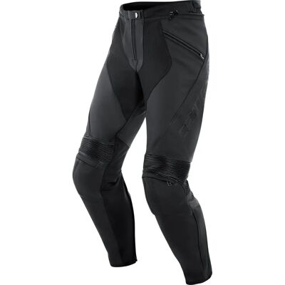 Dainese - Pony 3 Leder Motorrad Hosen - Schwarz - 48 Dainese - Pony 3 Leder Motorrad Hosen - Schwarz - 48