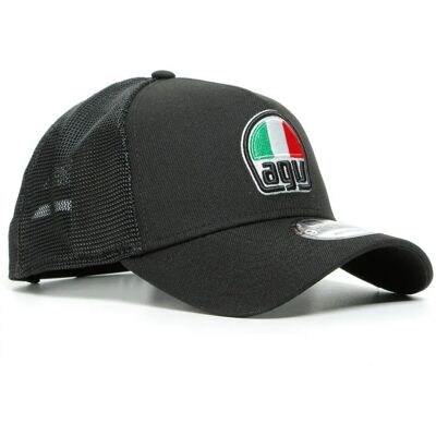 Dainese - AGV 9Forty Trucker Snapback Cap - Unisex - Schwarz Dainese - AGV 9Forty Trucker Snapback Cap - Unisex - Schwarz