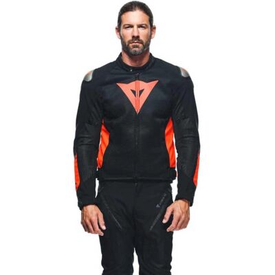 Giacca tessile da moto Energyca Air Tex - Nero e rosso Giacca tessile da moto Energyca Air Tex - Nero e rosso