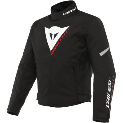 Dainese Veloce D-Dry Motorjas - Zwart Wit Rood Dainese Veloce D-Dry Motorjas - Zwart Wit Rood