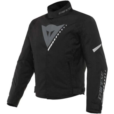 Giacca tessile da moto Veloce D-Dry - Nero Grigio Bianco Giacca tessile da moto Veloce D-Dry - Nero Grigio Bianco