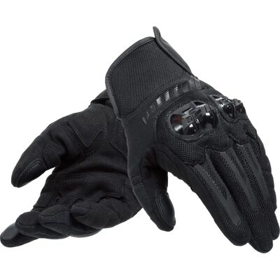 Gants de moto Dainese Mig 3 Air Tex - Unisexe - Noir/noir - 3XL Gants de moto Dainese Mig 3 Air Tex - Unisexe - Noir/noir - 3XL