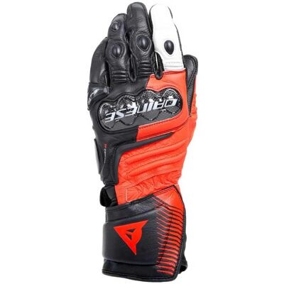 Guanti da moto Dainese Carbon 4 Long - Nero/rosso fluo/bianco Guanti da moto Dainese Carbon 4 Long - Nero/rosso fluo/bianco