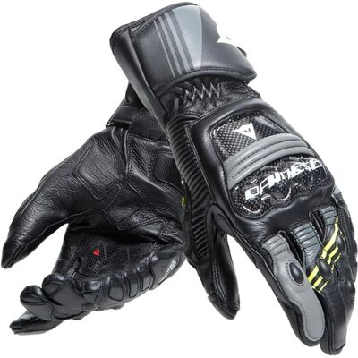 Guantes de motocicleta Dainese Druid 4 - Unisex Negros Gris Amarillo, 3XL Guantes de motocicleta Dainese Druid 4 - Unisex Negros Gris Amarillo, 3XL
