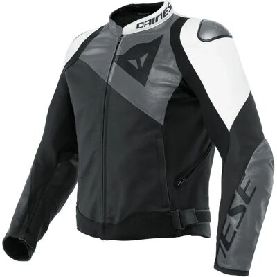Chaqueta de cuero Dainese Sportiva - Negro Gris Blanco - Unisex - Chaqueta de cuero Chaqueta de cuero Dainese Sportiva - Negro Gris Blanco - Unisex - Chaqueta de cuero