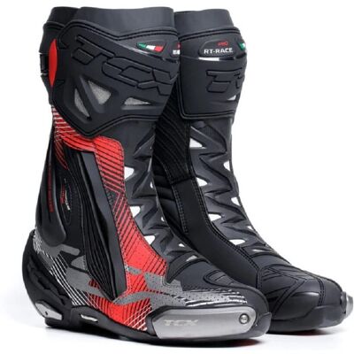 TCX RT-Race Pro Air Motorradstiefel 2023 - Unisex Schwarz Weiß Rot TCX RT-Race Pro Air Motorradstiefel 2023 - Unisex Schwarz Weiß Rot