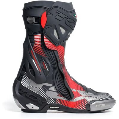 TCX Herren RT-Race Pro Air Motorradstiefel - Schwarz/Rot/Weiß TCX Herren RT-Race Pro Air Motorradstiefel - Schwarz/Rot/Weiß