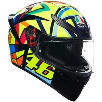 Casco Integrale AGV K1 S Giallo/Blu - Casco Moto Integrale Casco Integrale AGV K1 S Giallo/Blu - Casco Moto Integrale