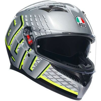 Casco AGV Fortify - E2206, Grigio, Giallo - Casco Casco AGV Fortify - E2206, Grigio, Giallo - Casco