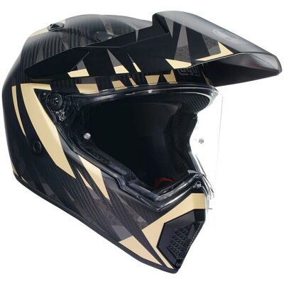 AGV - AX-9 Steppa - Black - Beige - Helmet AGV - AX-9 Steppa - Black - Beige - Helmet